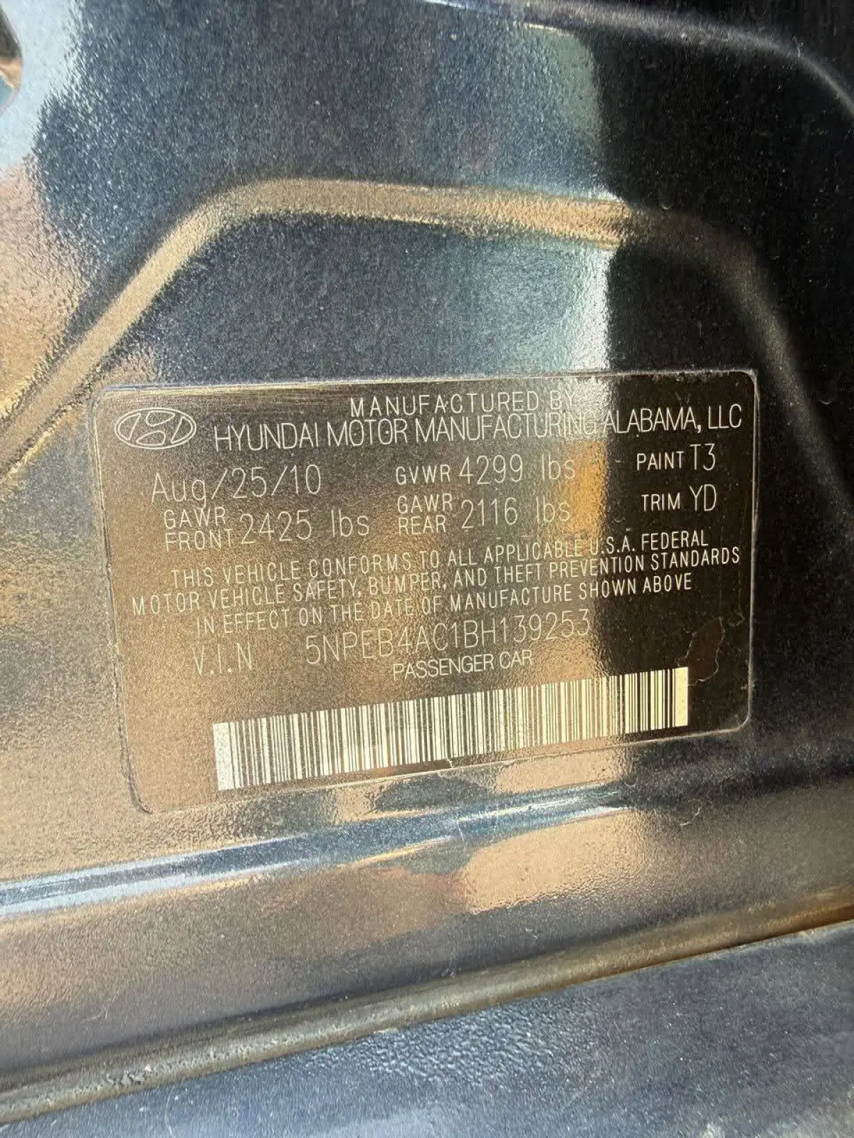 Foreign used Hyundai sonata form - Image 7