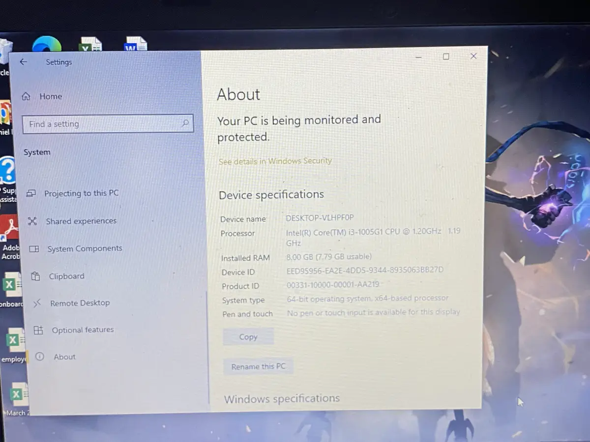 Laptop HP 250 G8 8GB Intel Core i3 HDDSSD 1T - Image 4