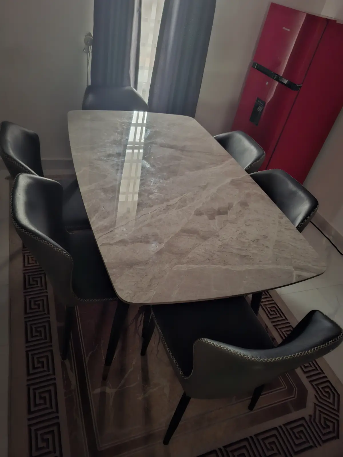 6 seater Dinning 5 by 7 Marble - Image 2