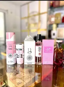 A perfume combo set
