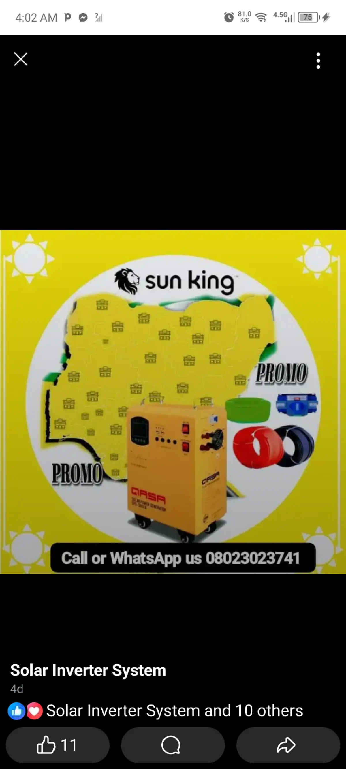 SPG 1000 SOLAR SYSTEM GENERATOR - Image 2