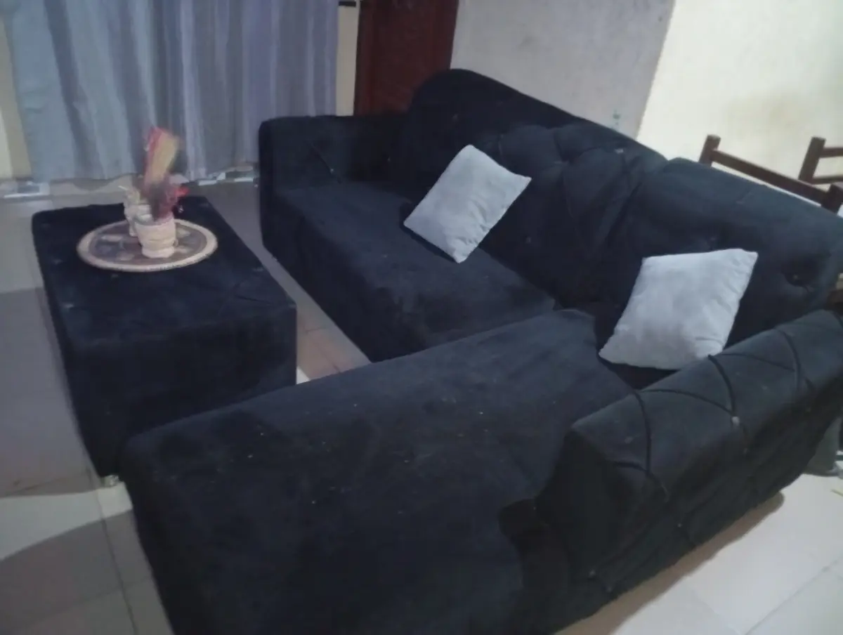 Lshaped Sofa and center table - Image 1