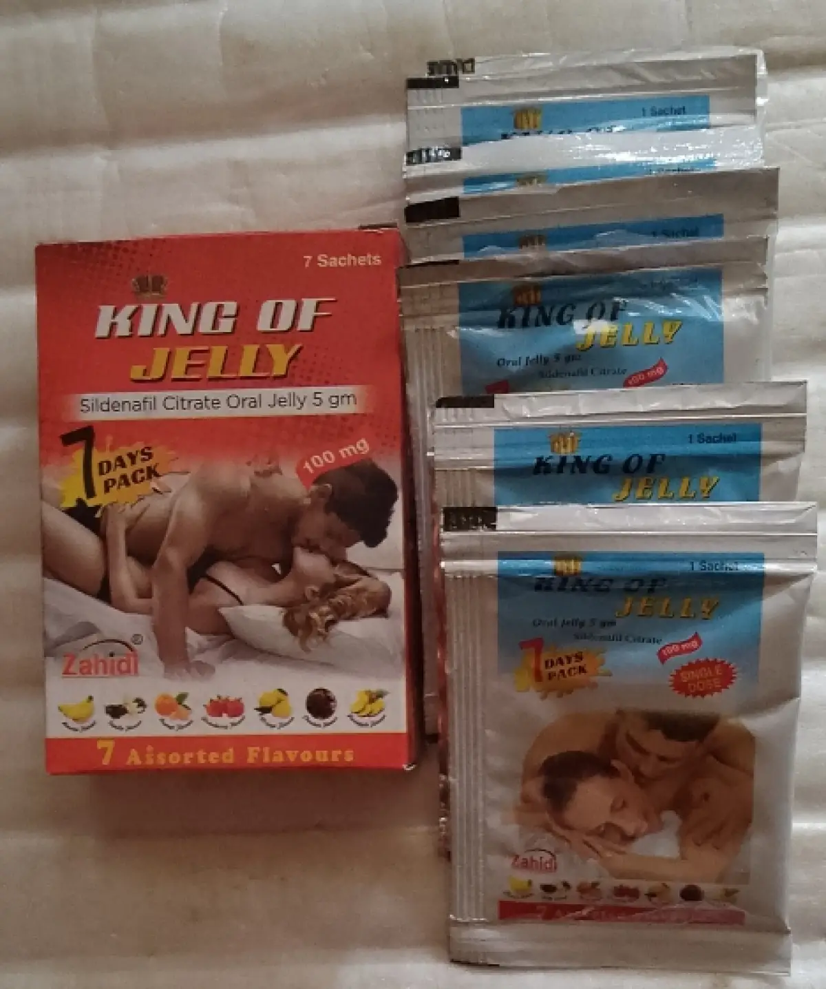 Zahidi King of Jelly 7Days Pack for Men Sexual Enhancement - Image 1