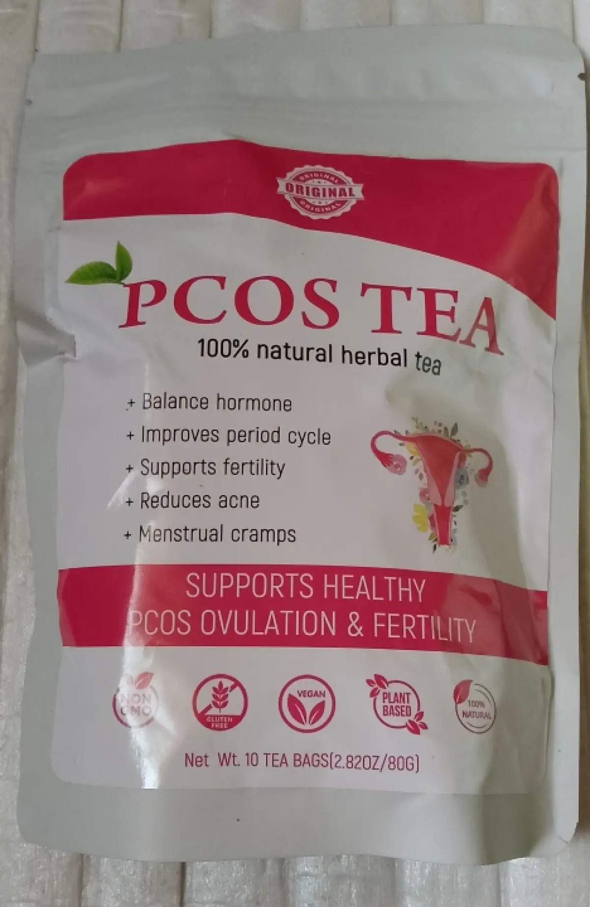 PCOS Support Herbal Tea for Ovulation and Fertility - Image 1