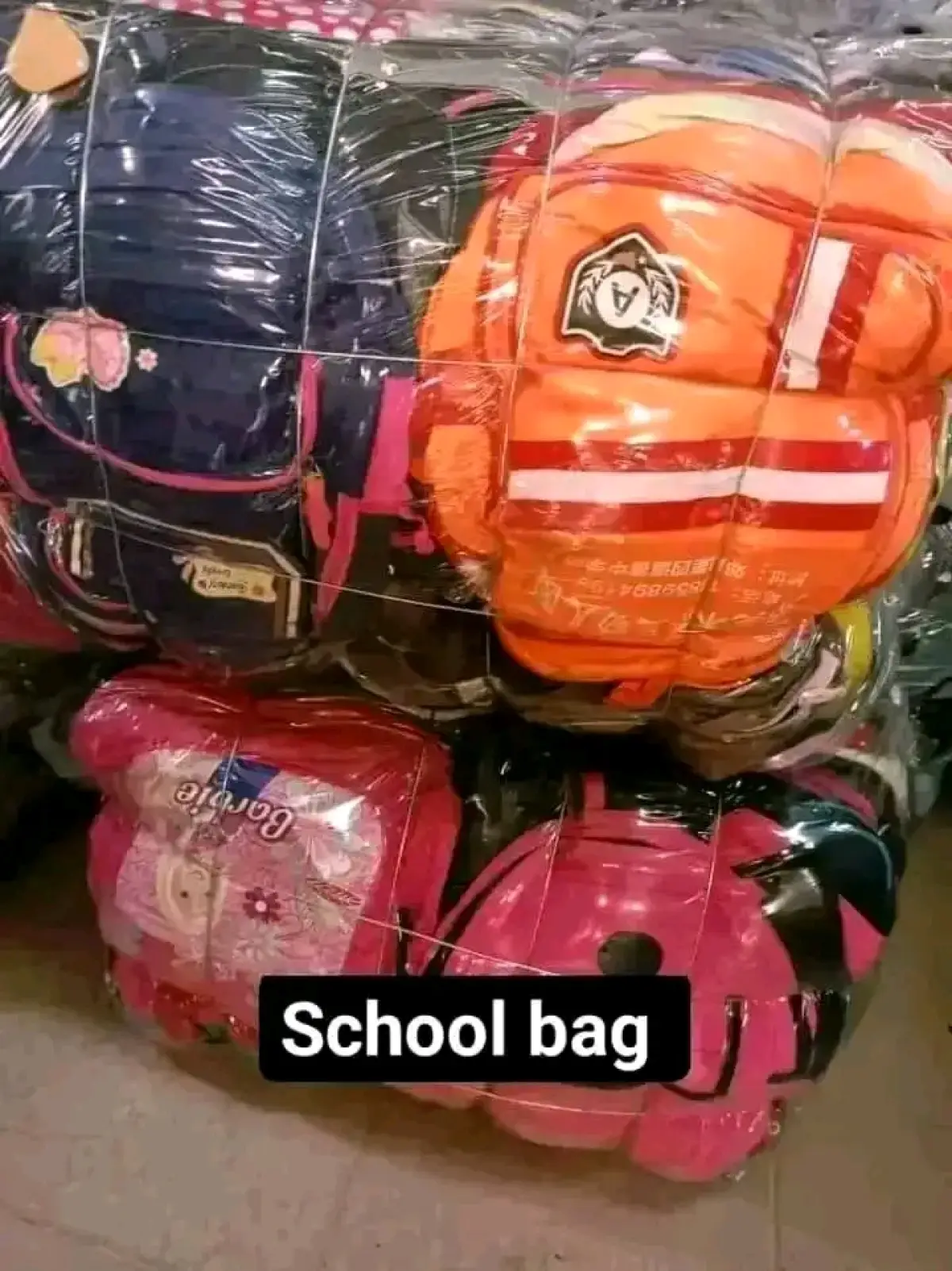 Uk Bale of Children School Bags - Image 1