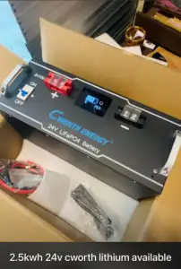 C WORTH Solar lithium battery 2. 5kwh