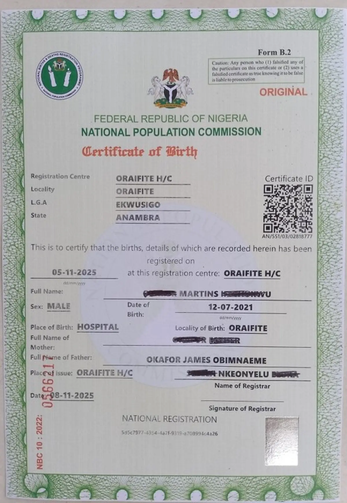 Official NPC Birth Attestation Letter And Birth Certificate Processing - Image 3