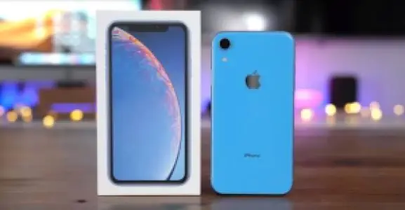 An Apple iPhone XR
