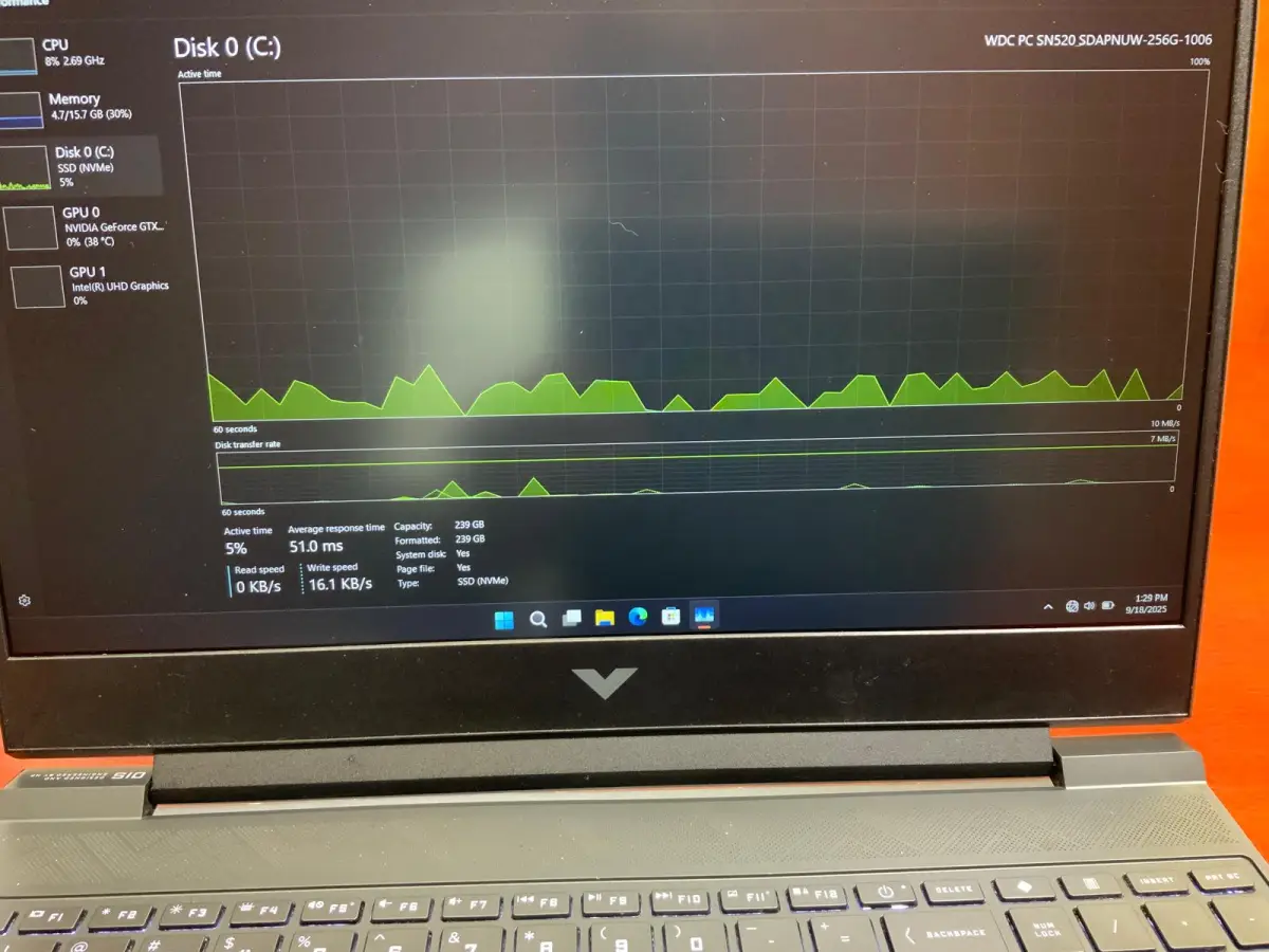 Foreign used HP Victus 15 Core i5 12th Gen - Image 3