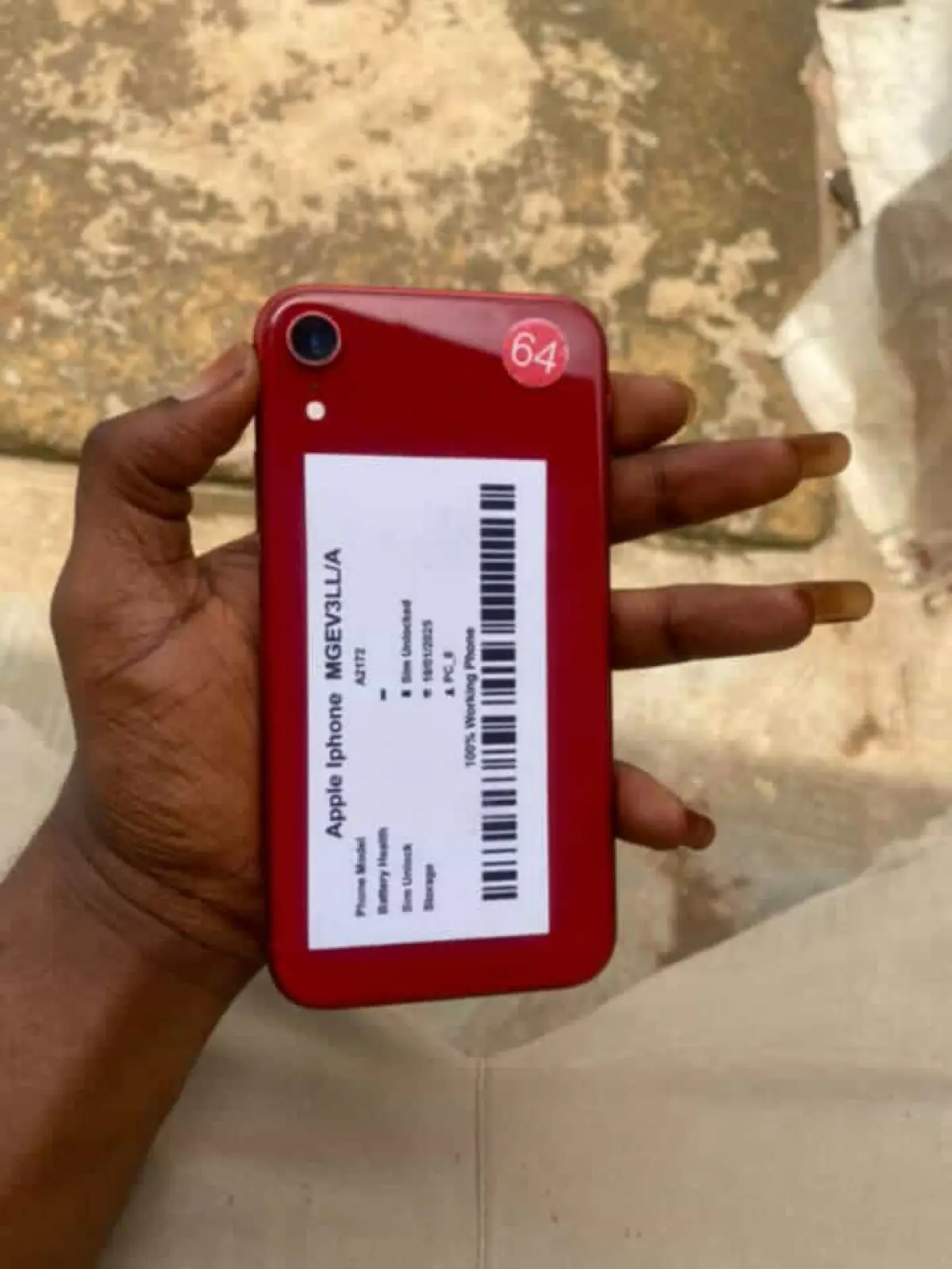 iPhone XR \\ 64GB\\ NO FACE ID \\ 175K - Image 1