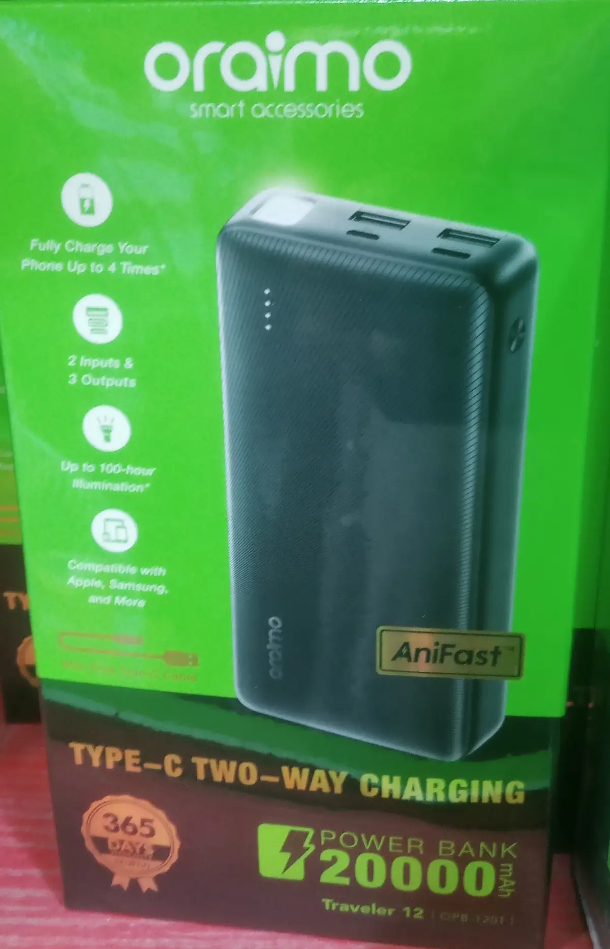 Oraimo power bank 30000 Mah - Image 1