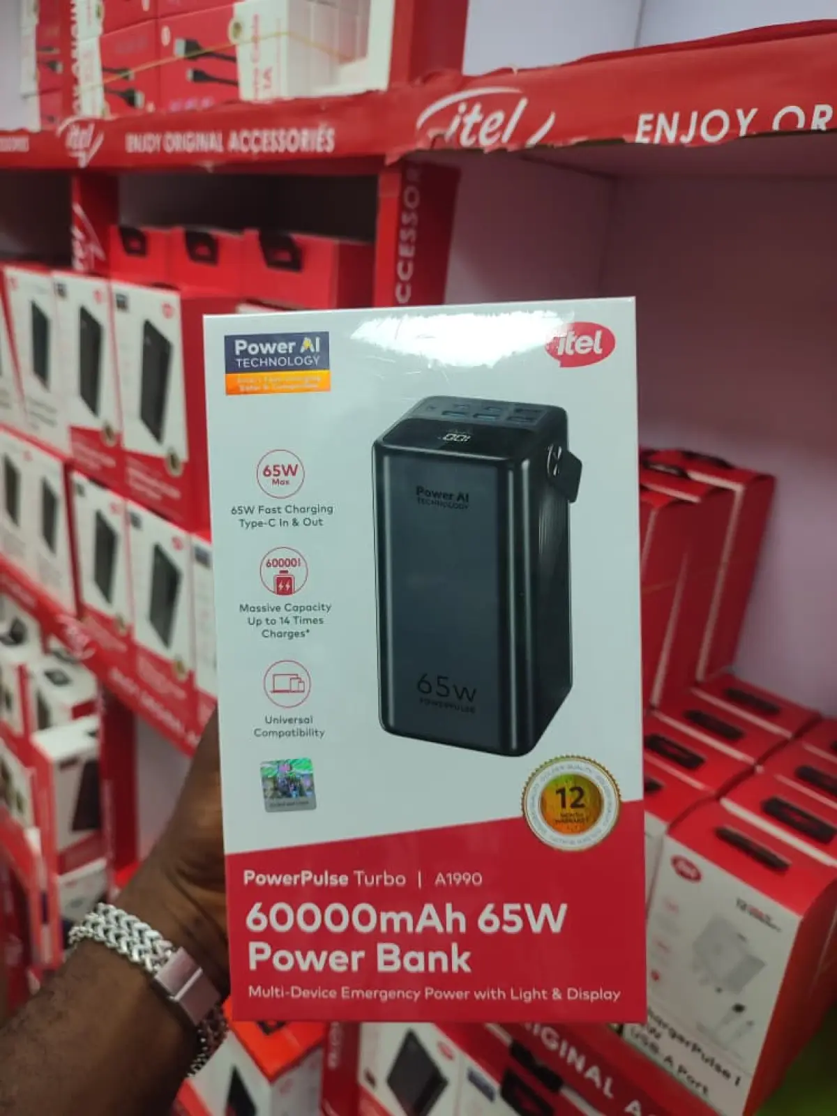 Itel power bank 60000mah - Image 1