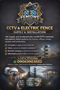 CCTV AND ELECTRIC FENCE INSTALLATION