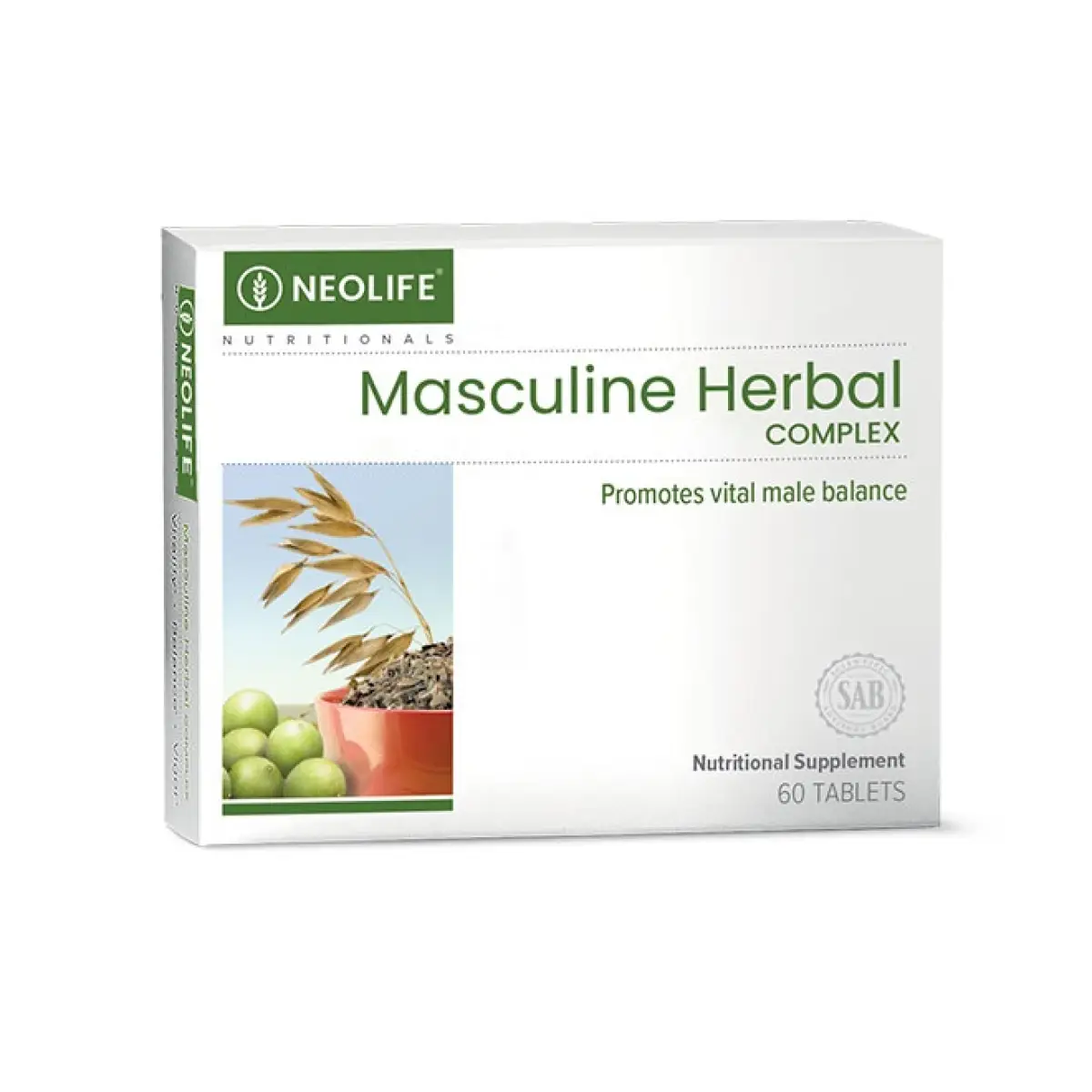 Masculine Herbal Complex - 60 Tablets (Single) For Men wellbeing - Image 1