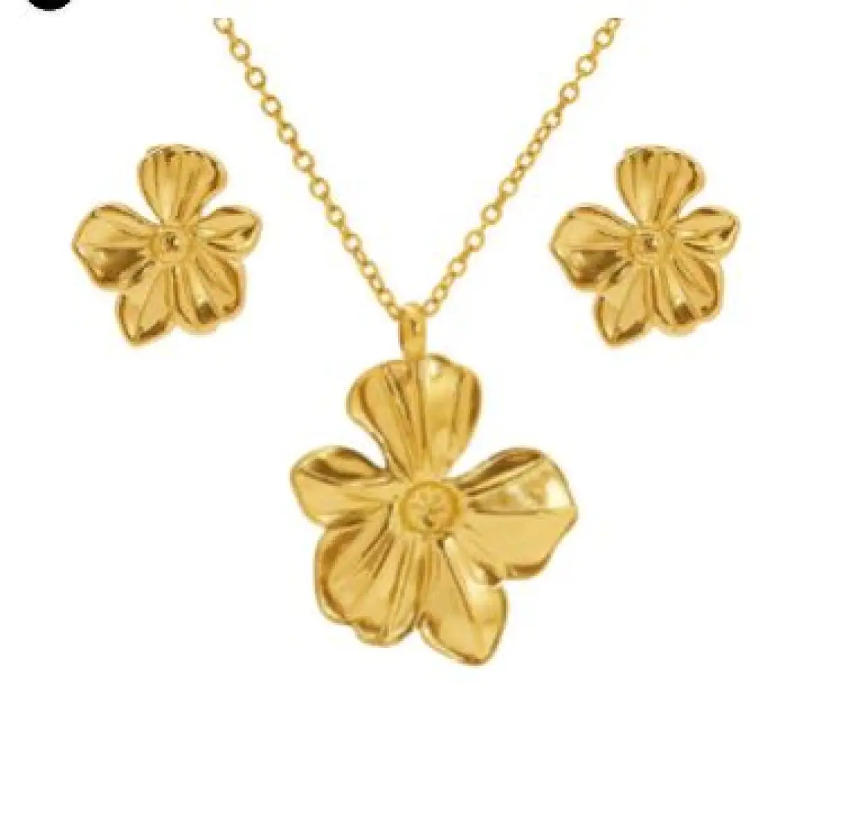 Unique 18 k plated gold - Image 1