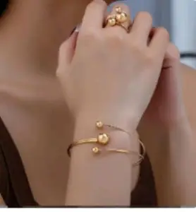 Unique bangle with a ring