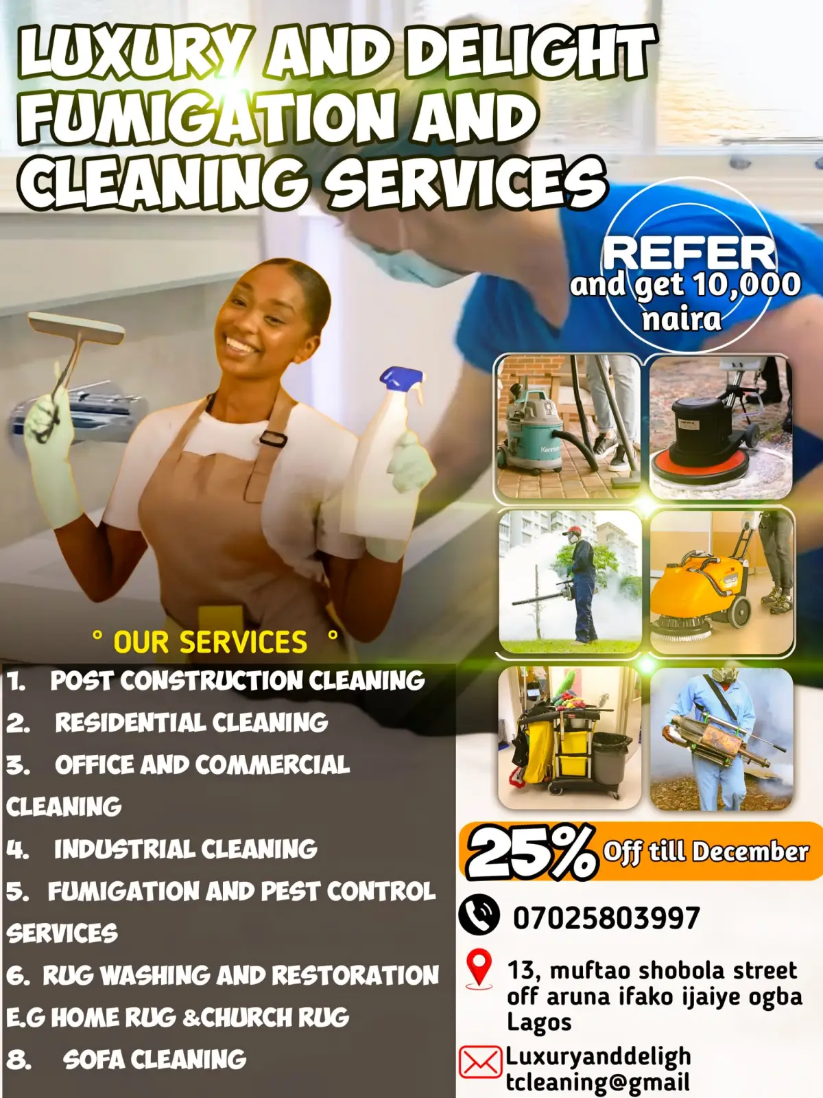 Luxury and delight fumigation and cleaning services Lagos - Image 28