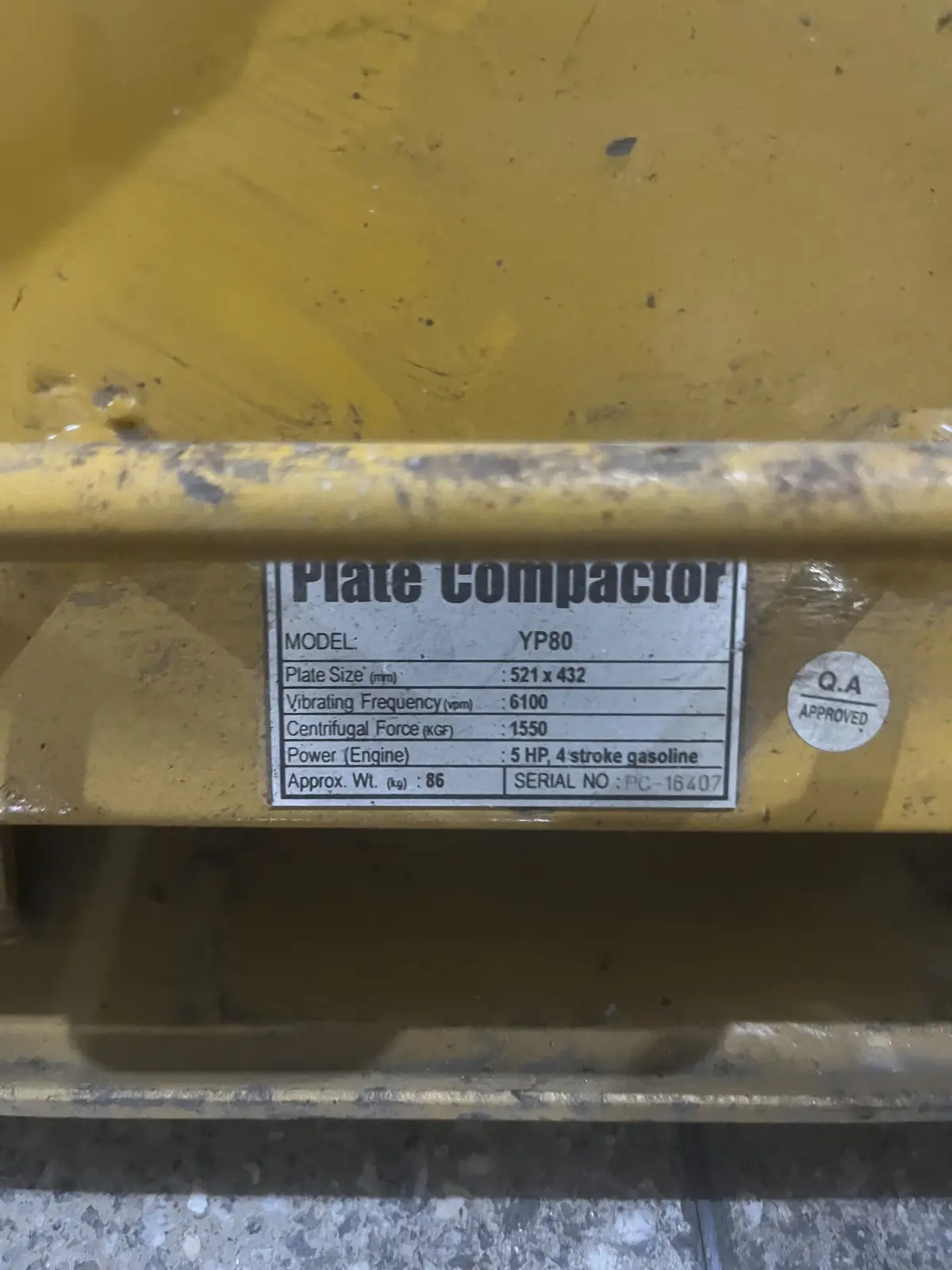 Plate Compactor Yp80 (Ogawa) - Image 3