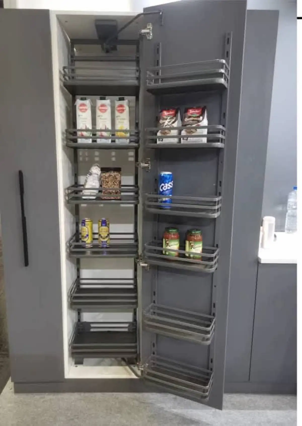 Gray pantry unit - Image 1