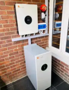 Installation of 15kwh and Ivem 8kva