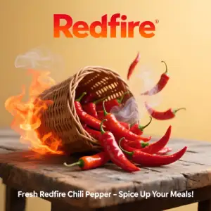 Redfire Chili Peppers Fresh, Hot Flavorful!