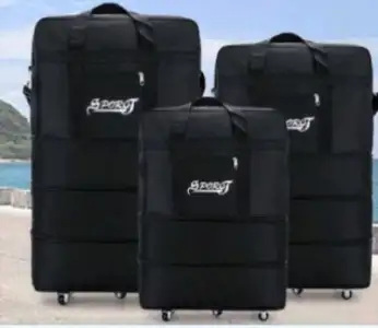 Big Wheels foldable luggage bag