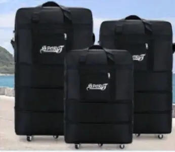 Big Wheels foldable luggage bag