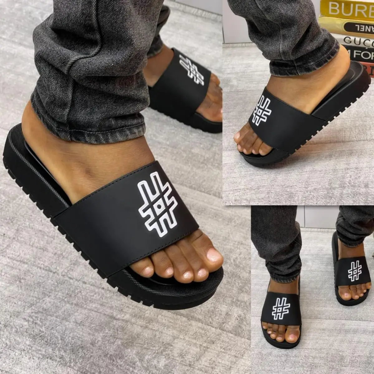 Slide, snapcap, jeans chain, socks, shoes - Image 8