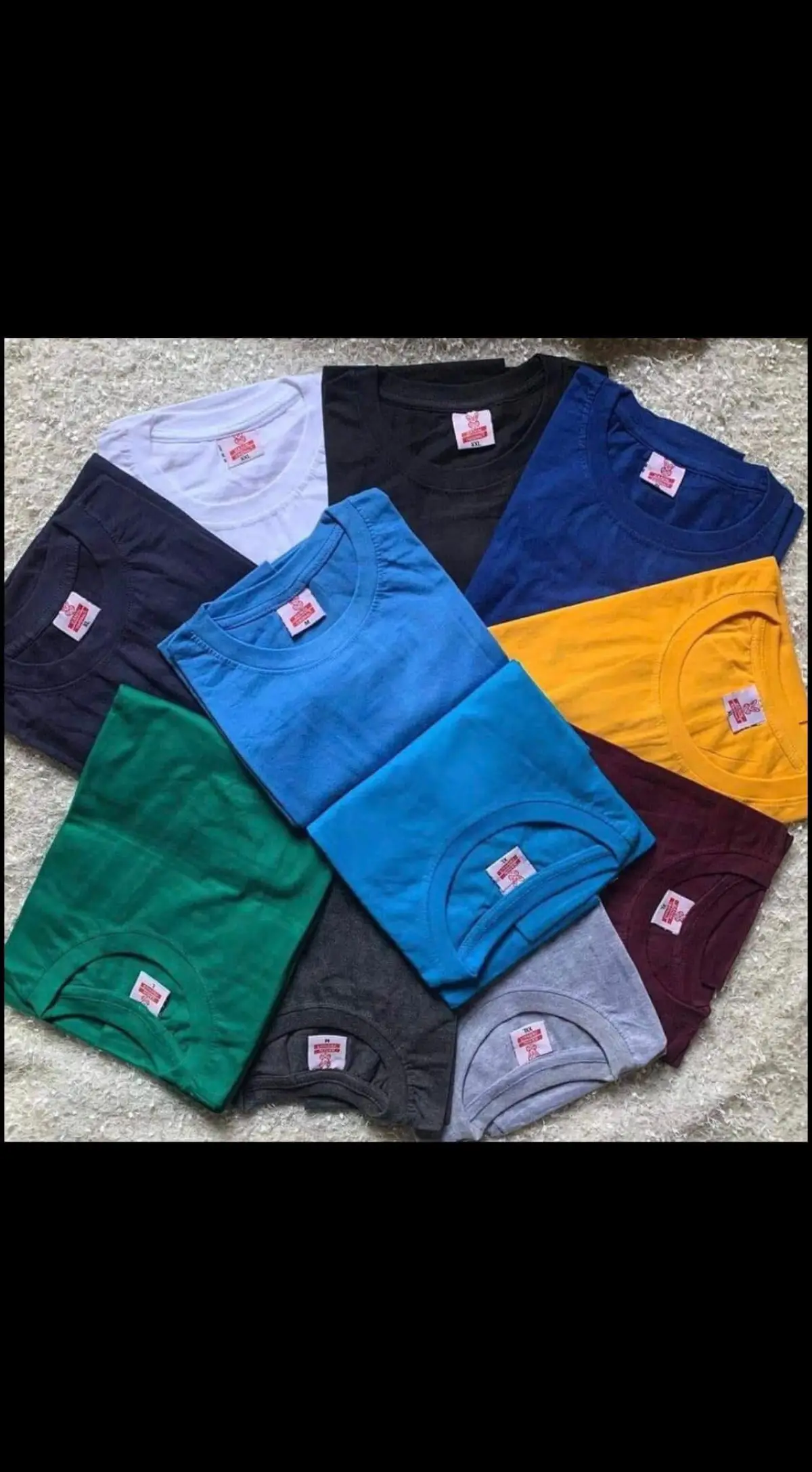 Unisex Plain Tees - Image 2