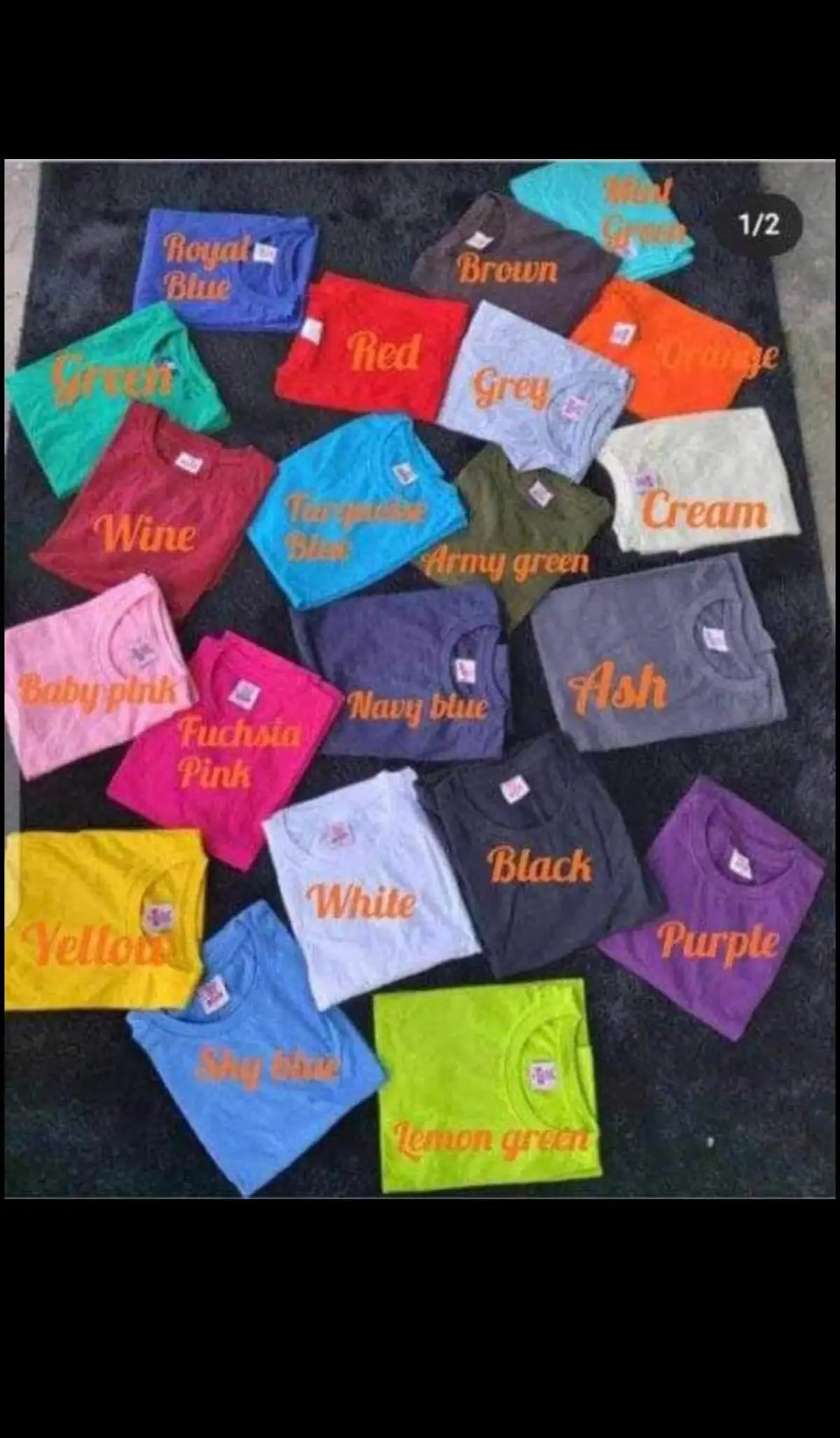 Unisex Plain Tees - Image 3