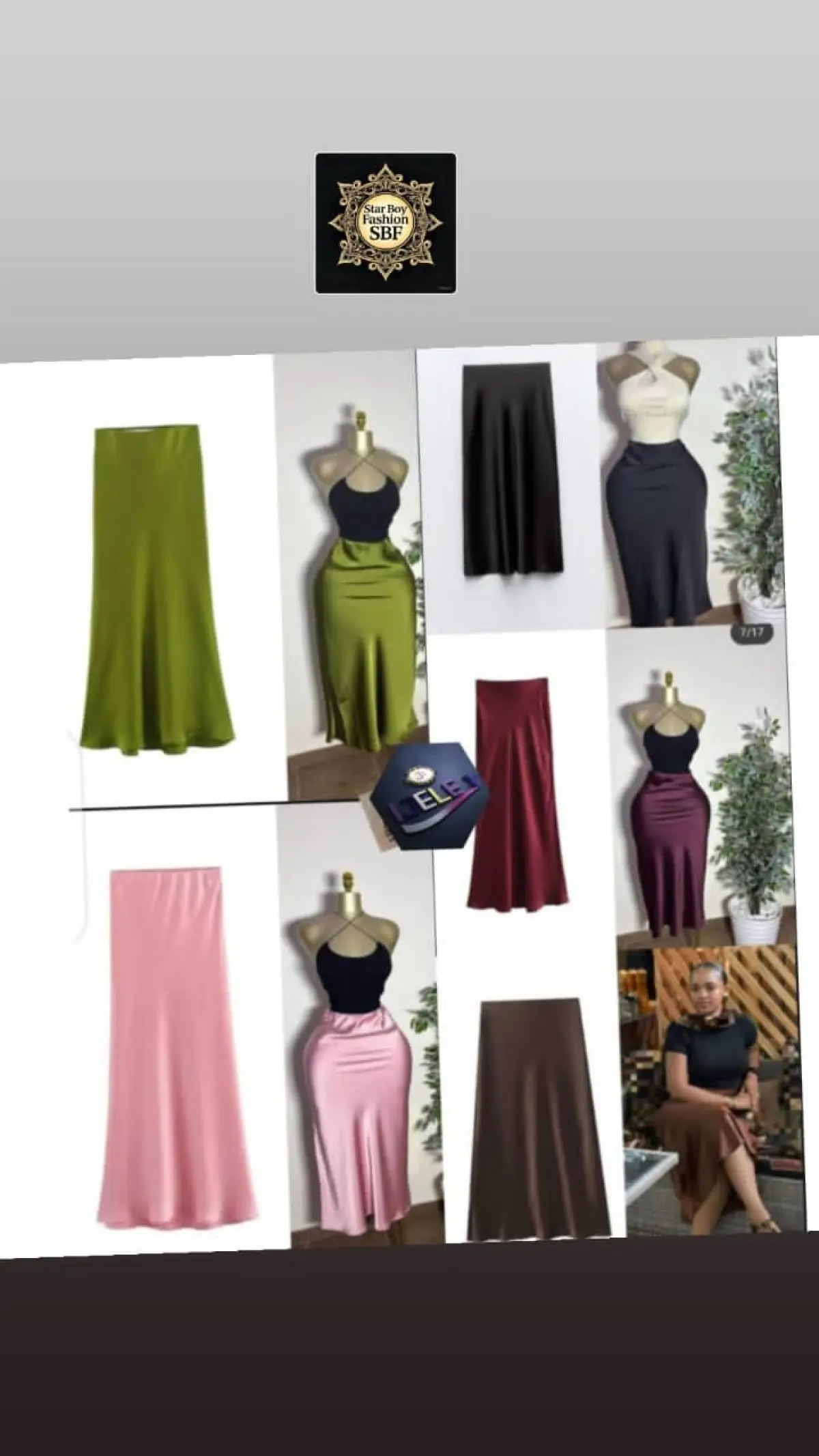 Silk skirt - Image 1