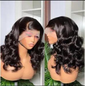Frontal human hair body blend