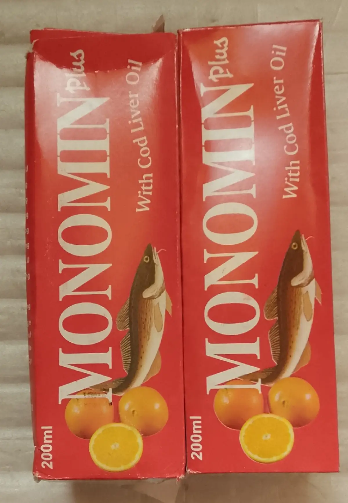 Monomin Plus Syrup with Cod Liver Oil 200ml - Image 2