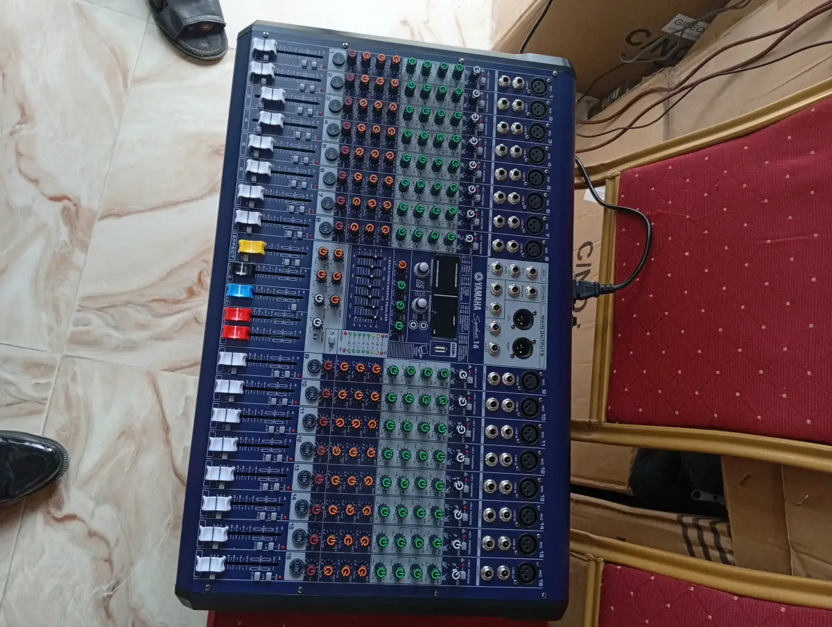 16 channels Yamaha mixer with usb, Bluetooth - Image 2