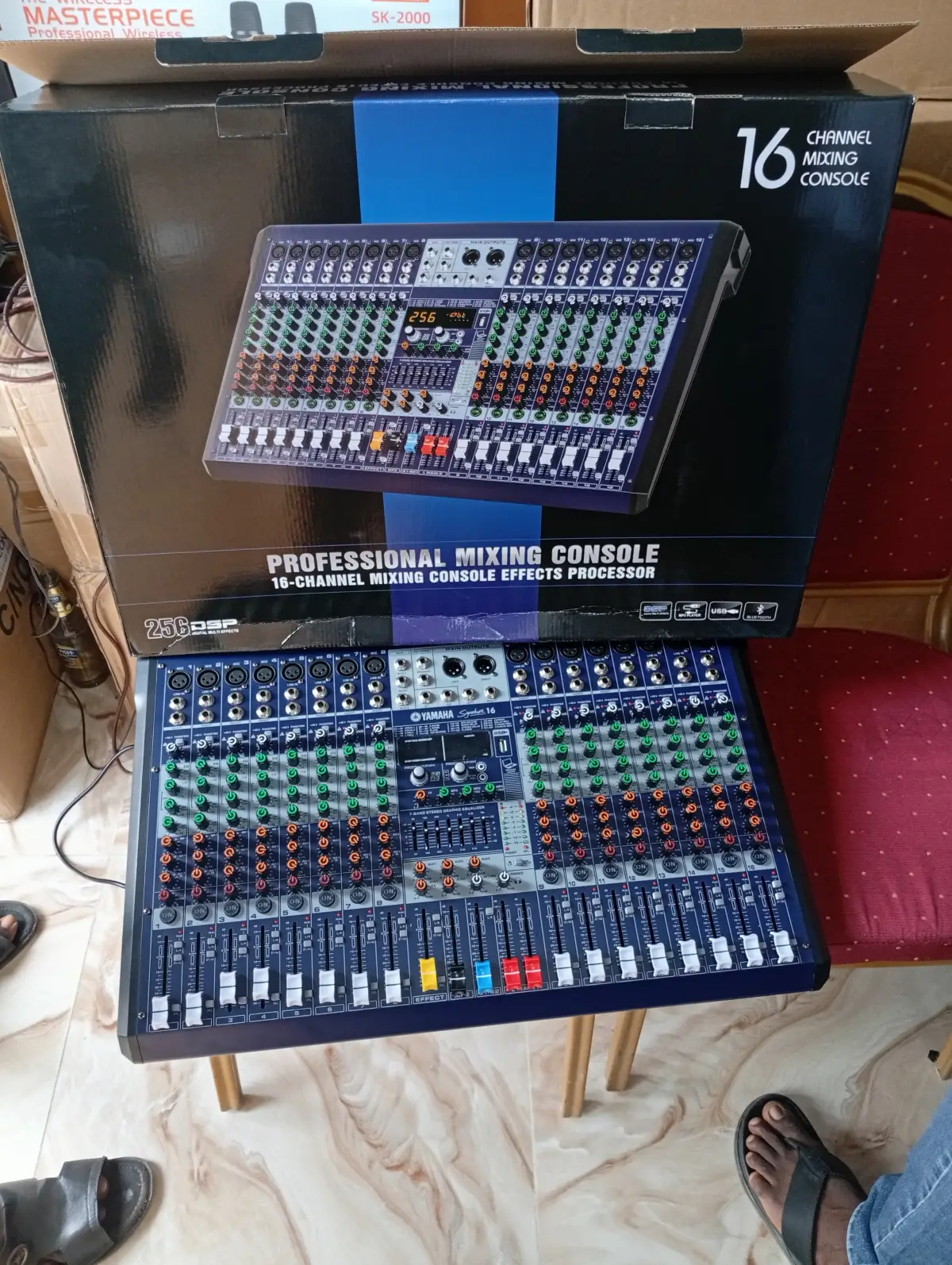 16 channels Yamaha mixer with usb, Bluetooth - Image 3