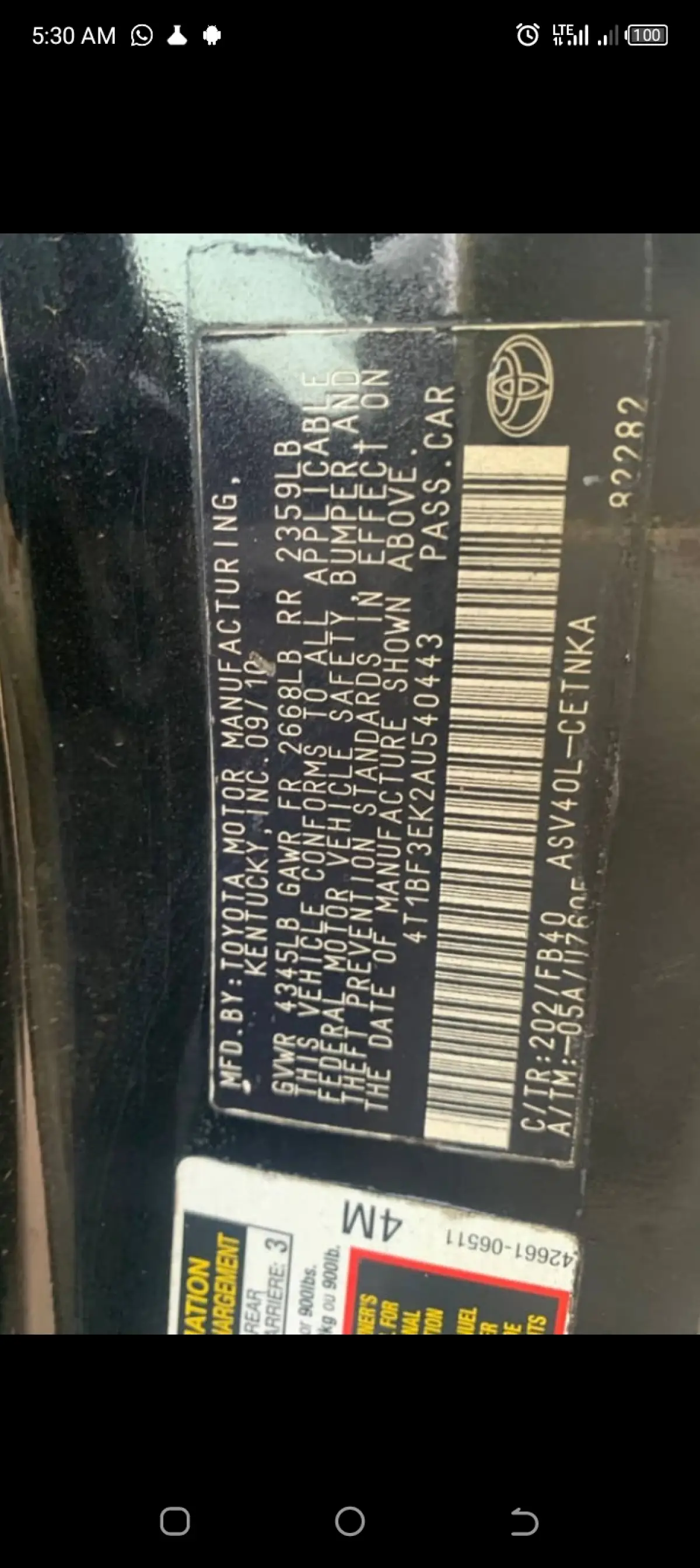 Toyota Camry 011 - Image 7