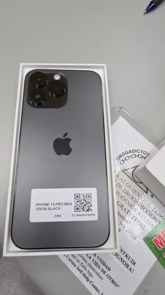 iPhone 14 pro max 256gig e sim 100 battery health, no repairs parts