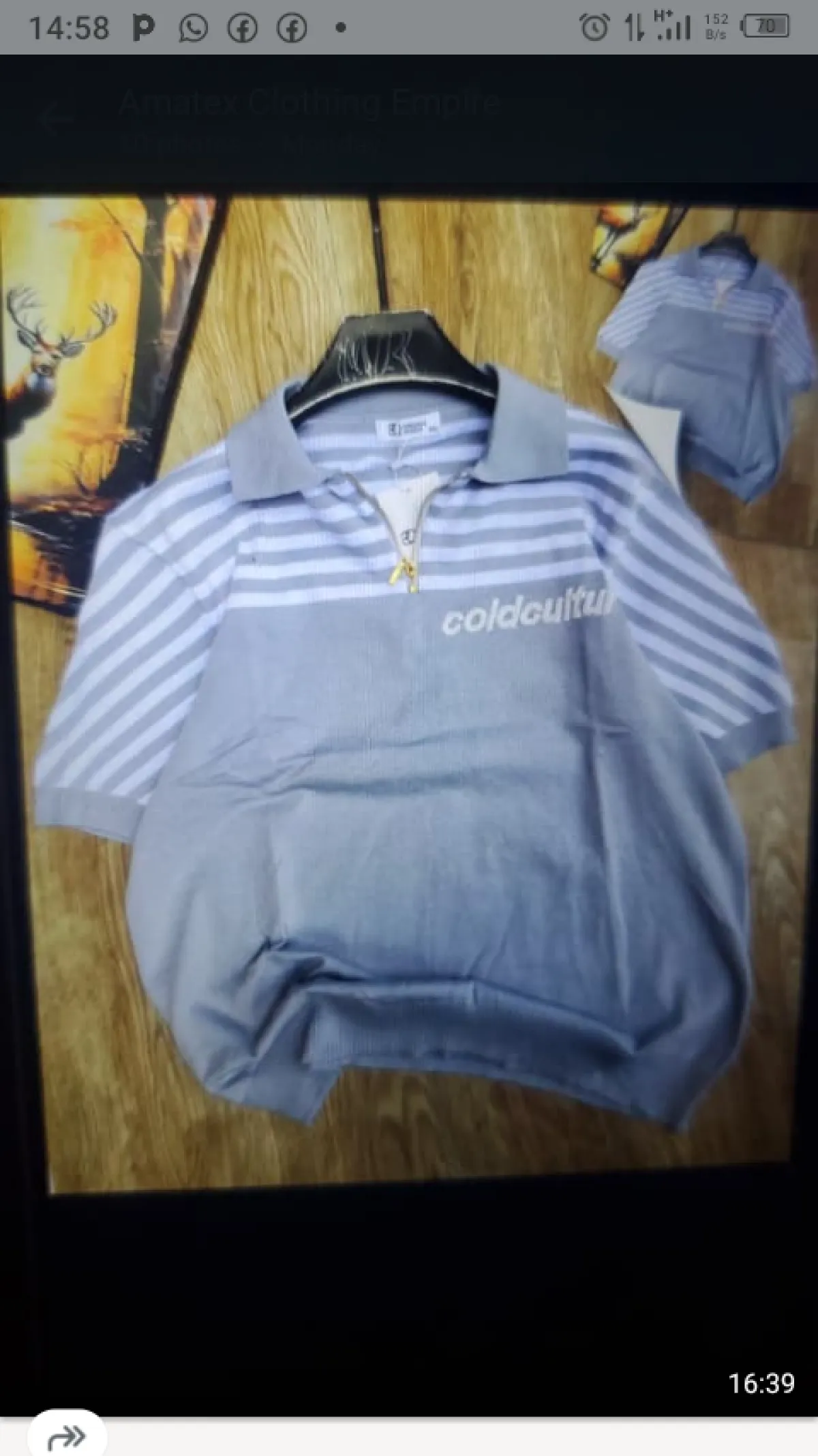 Quality Luxury collar neck polo shirt - Image 3