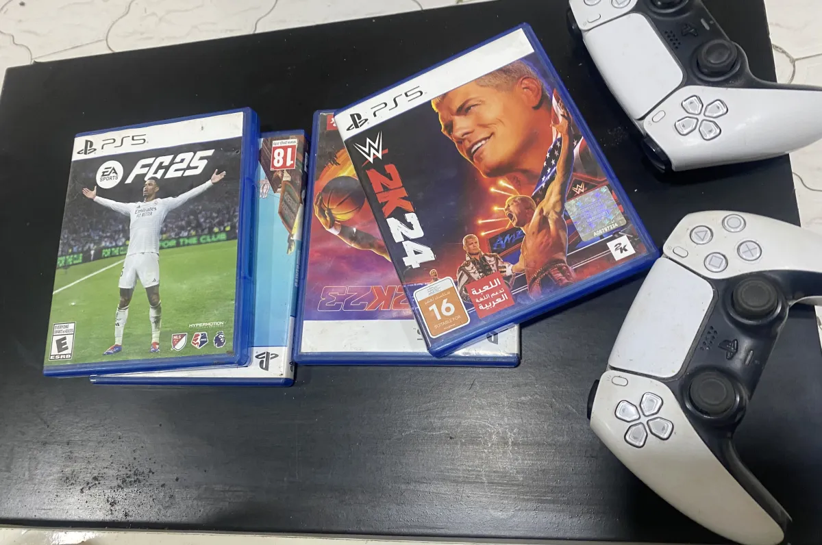 Sony Playstation 5 Plus 2 Pad - Disc Version, Fifa 25, Wwe - Image 2