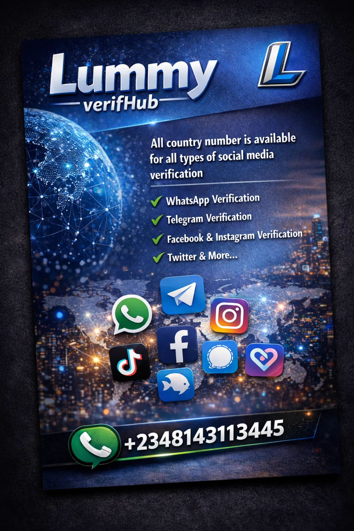 All country verification number - Image 1