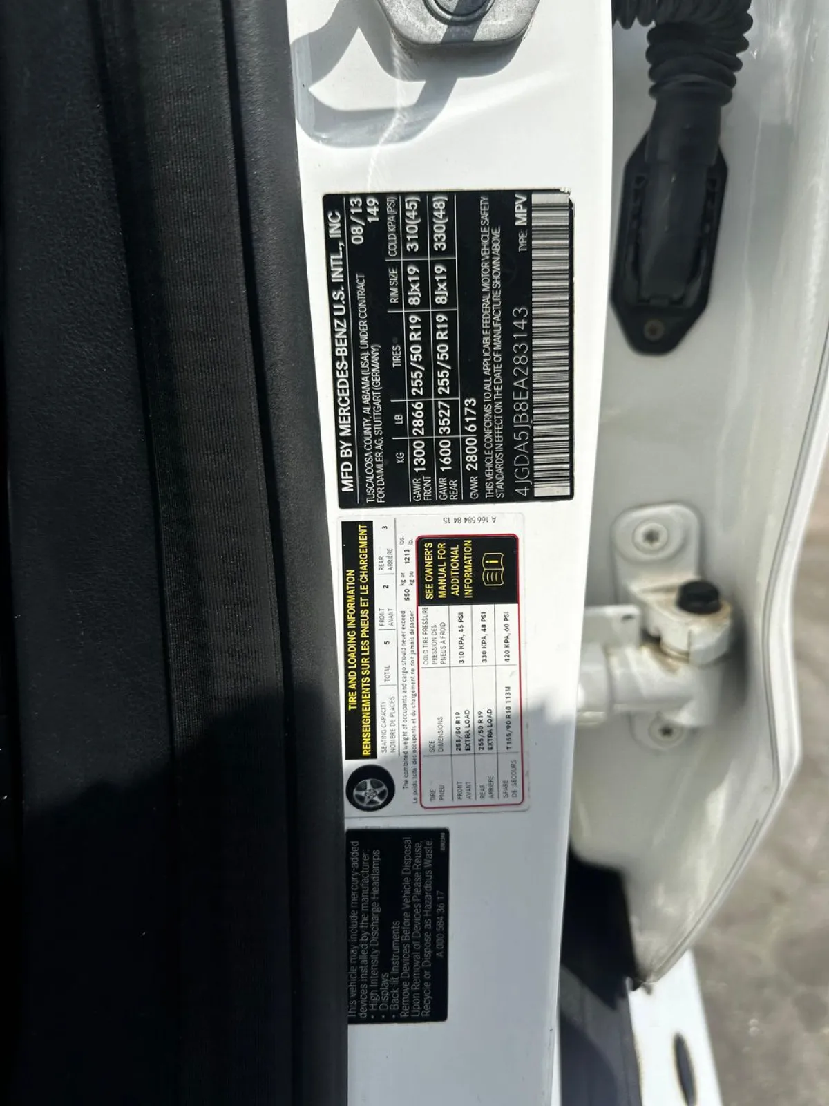 Reg Mercedes Benz ML350 2014 - Image 3