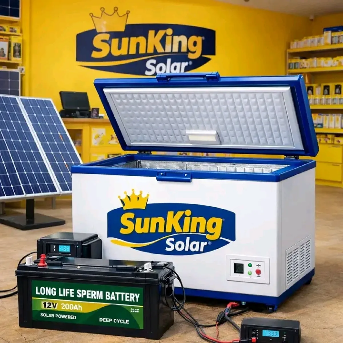 Solar fridge for sale by sunking solar company - Image 3