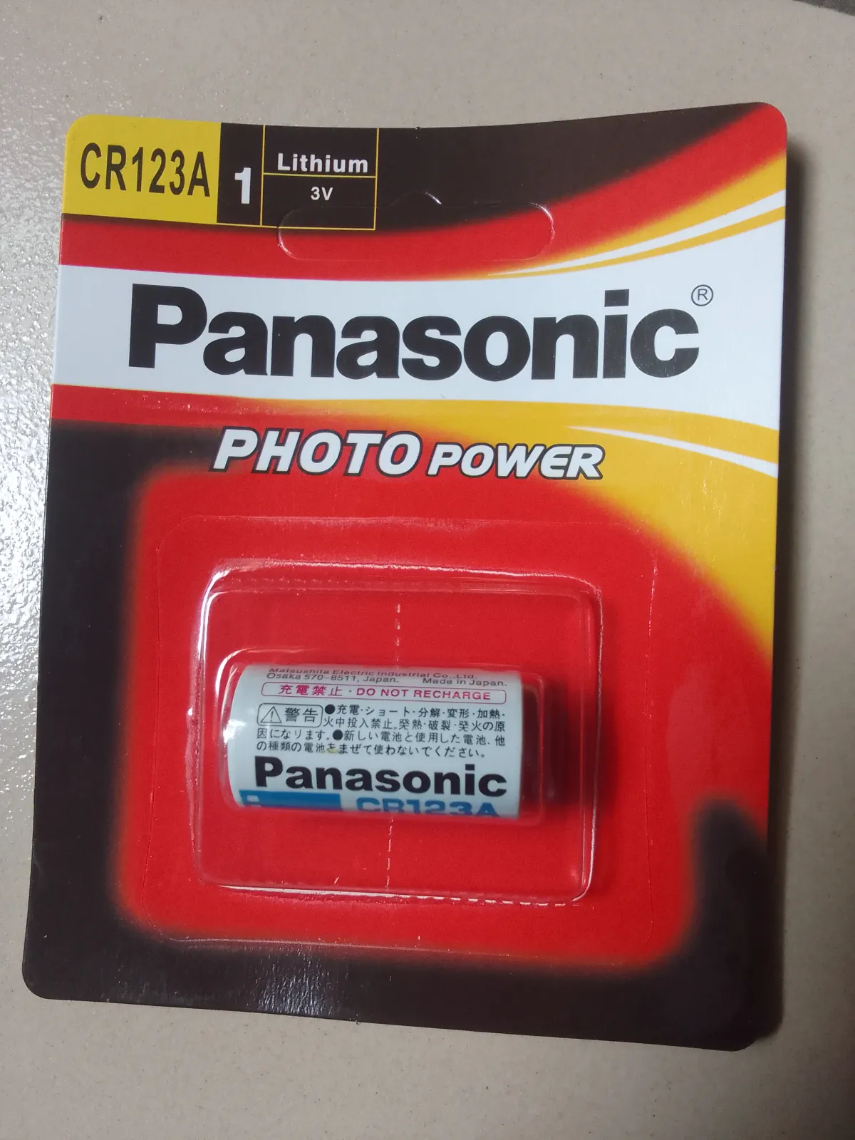 Panasonic CR123A 3V Lithium Photo Battery - Image 3