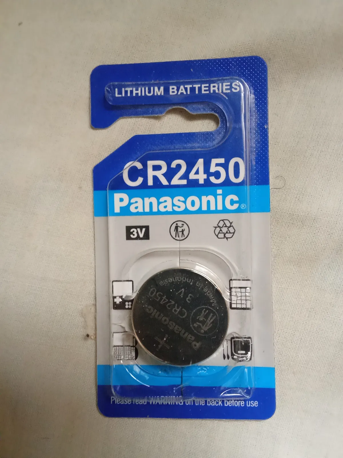 Panasonic CR2450 Lithium Cell 3volts Battery - Image 1