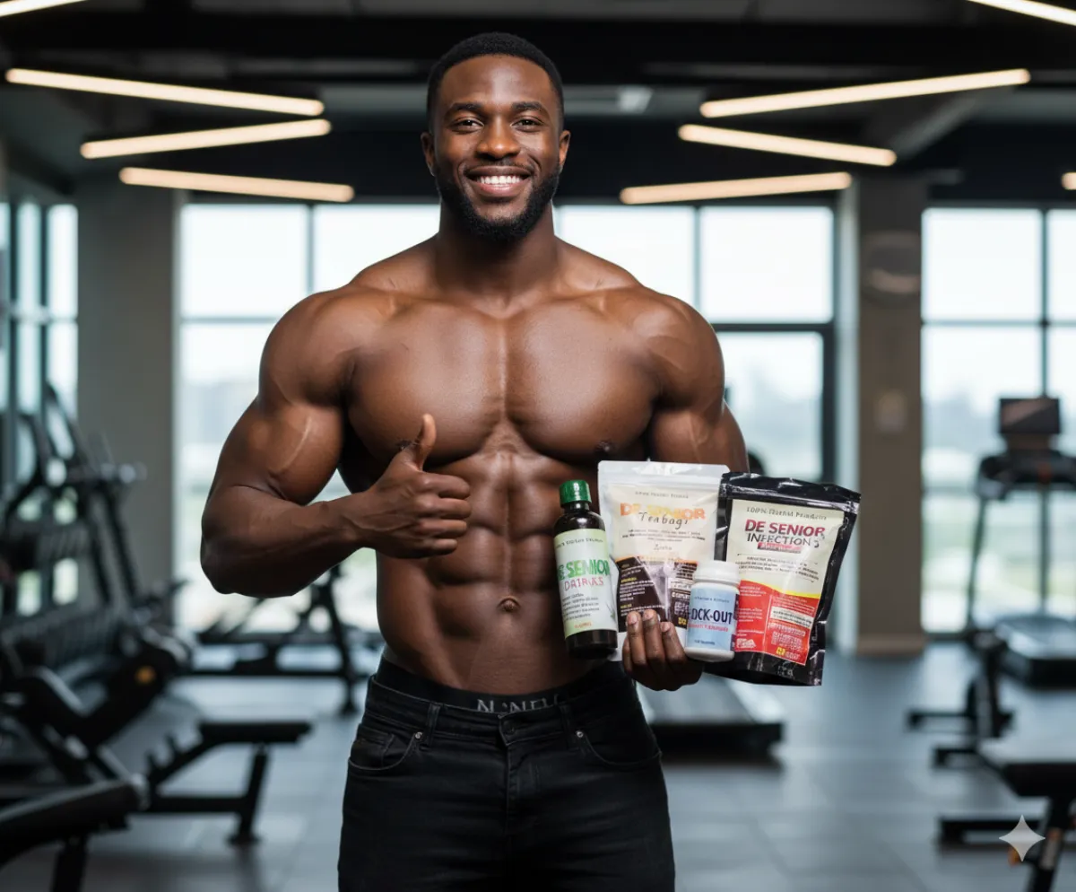 De Senior Men DrinkNock Out CapsuleTop notch cucumber cream for Penis - Image 4