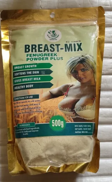 Breast Mix Fenugreek Powder Plus for Breast Enlargement