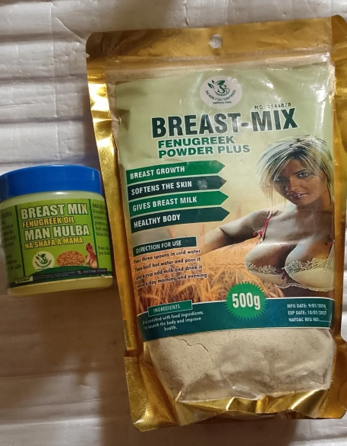 Breast Mix Fenugreek Powder Plus for Breast Enlargement - Image 2
