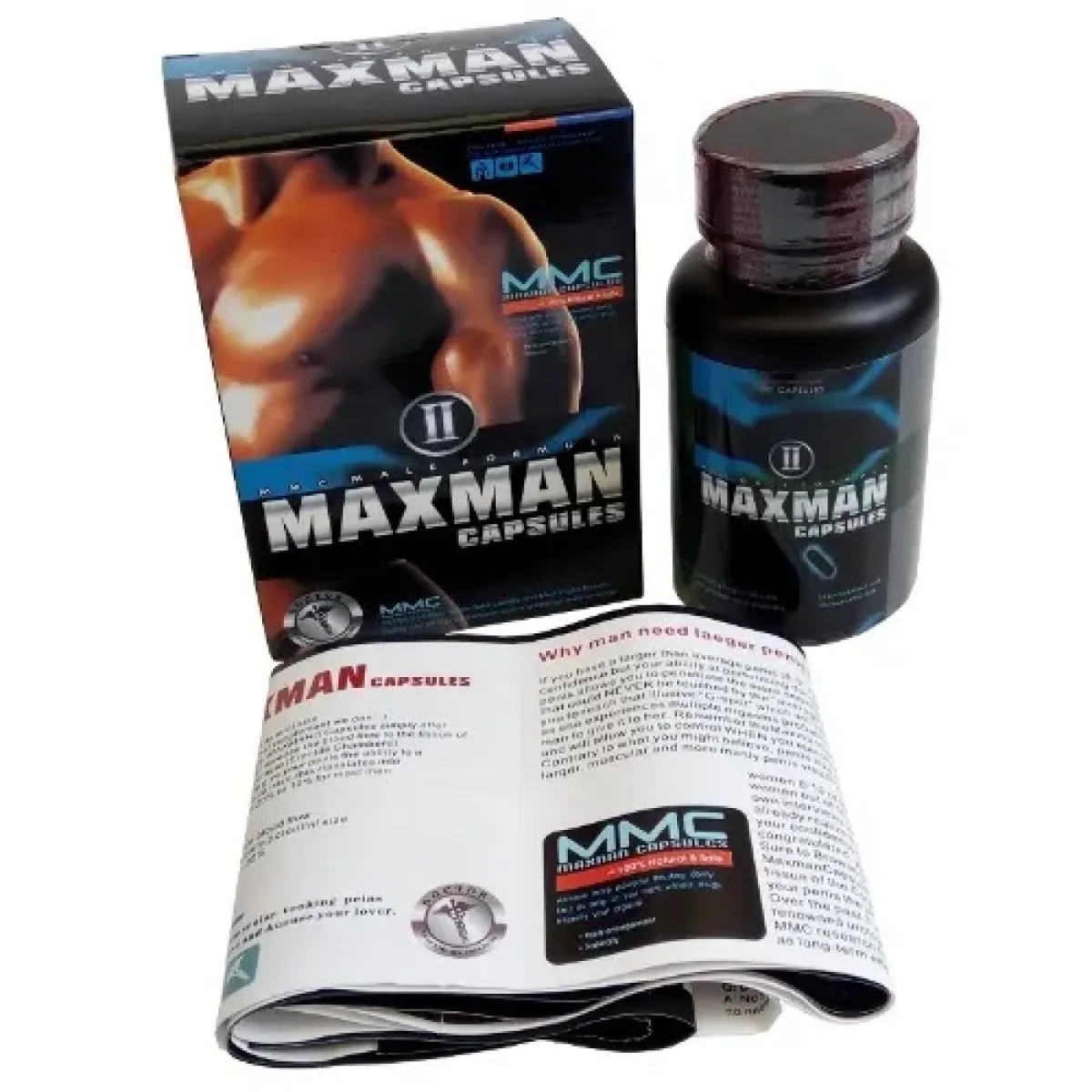 Maxman 2 Herbal Supplement Performance, Stamina Vitality Support (60 Cap) - Image 2