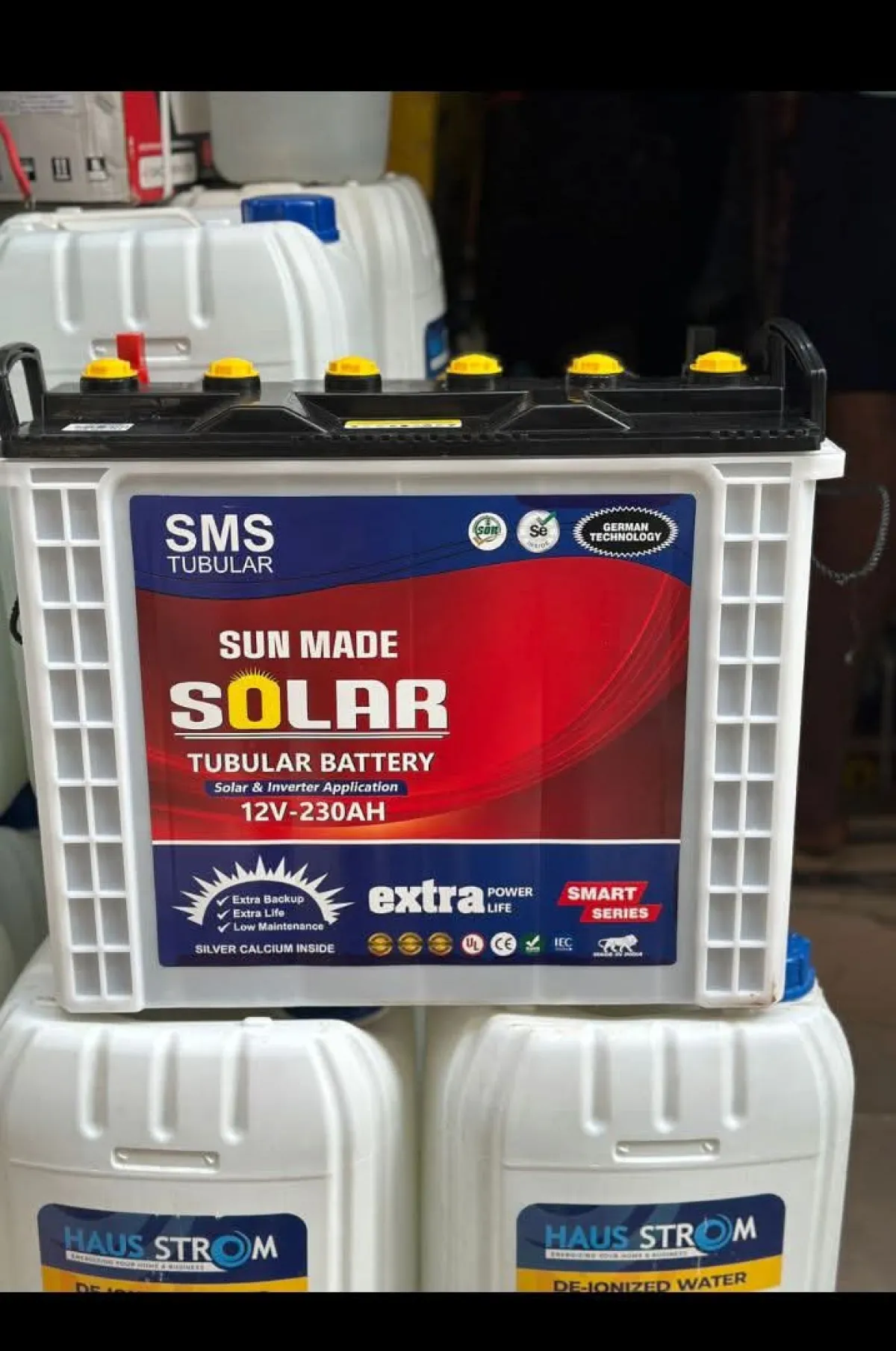 SMS solar tubular battery 12v - Image 3