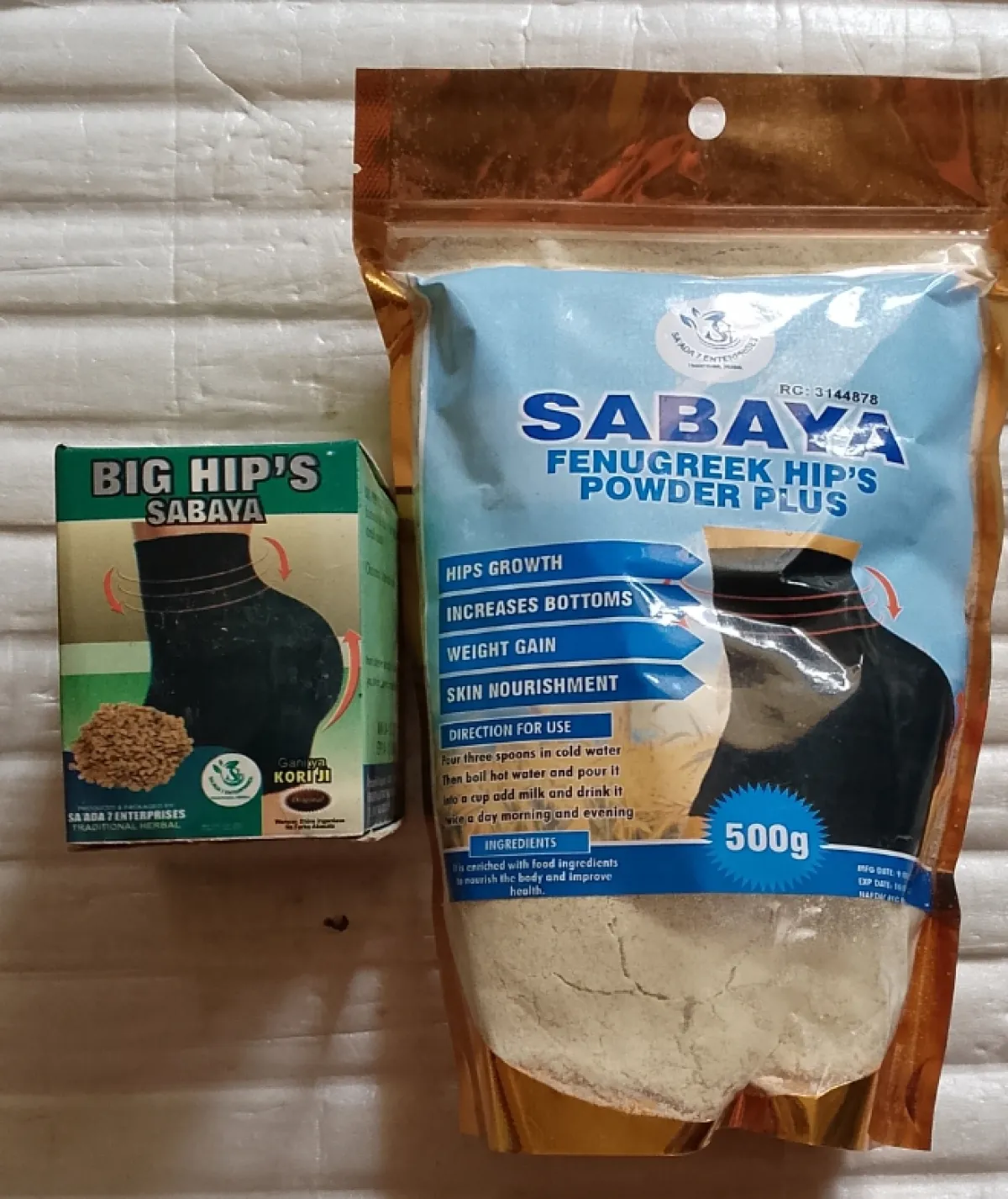 Sabaya Fenugreek Hips Powder Plus for Butt Enlargement - Image 2